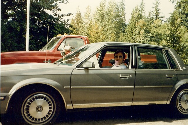 Bill Byrom In Tek Fleet Car Fall 1987